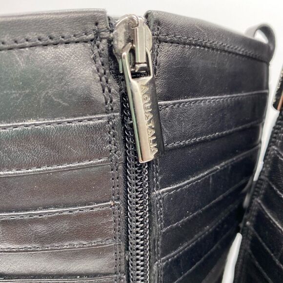 Aquatalia Leather and suede knee high boots A7 - Picture 7 of 10